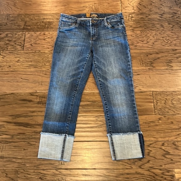 Kut From The Kloth Cropped Cuffed Size 2 - Picture 1 of 16